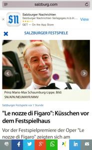 Prince Mario Max Schaumburg-Lippe Press Coverage 2015