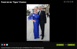 Prince Mario Max Schaumburg-Lippe Press Coverage 2015